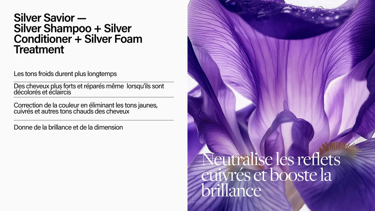 Shampooing Silver Savior Keune cheveux blonds et gris – vue 2